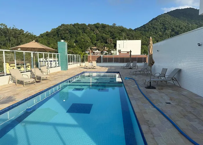 Belapraia Toninhas - Ar Condicionado Churrasqueira E Piscina Ubatuba